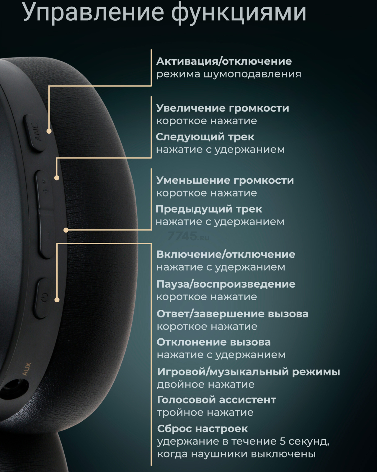 Беспроводные наушники KEIZEN KZ-5524114 - Фото 6