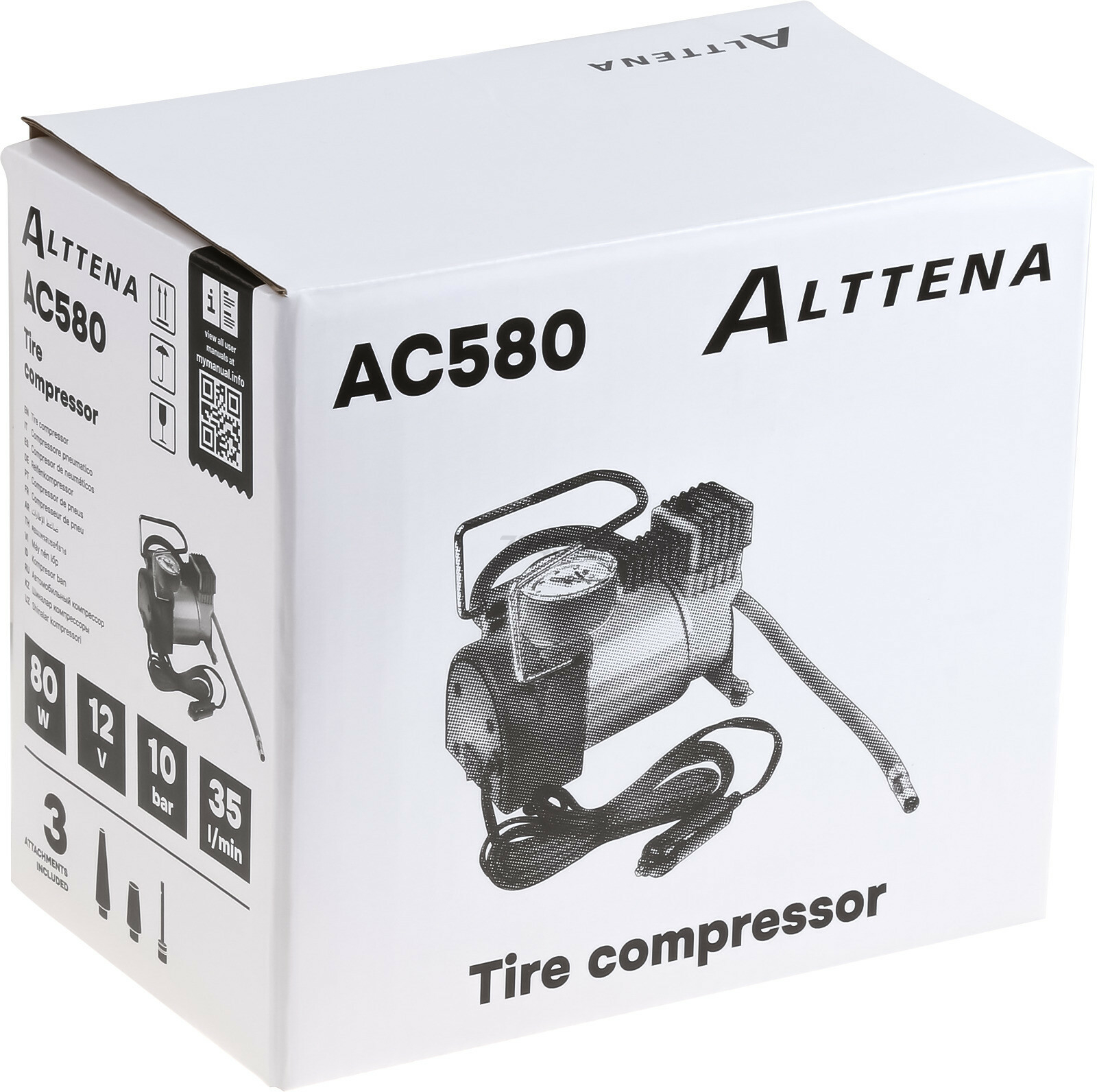 Компрессор автомобильный ALTTENA AC580 (206100) - Фото 16