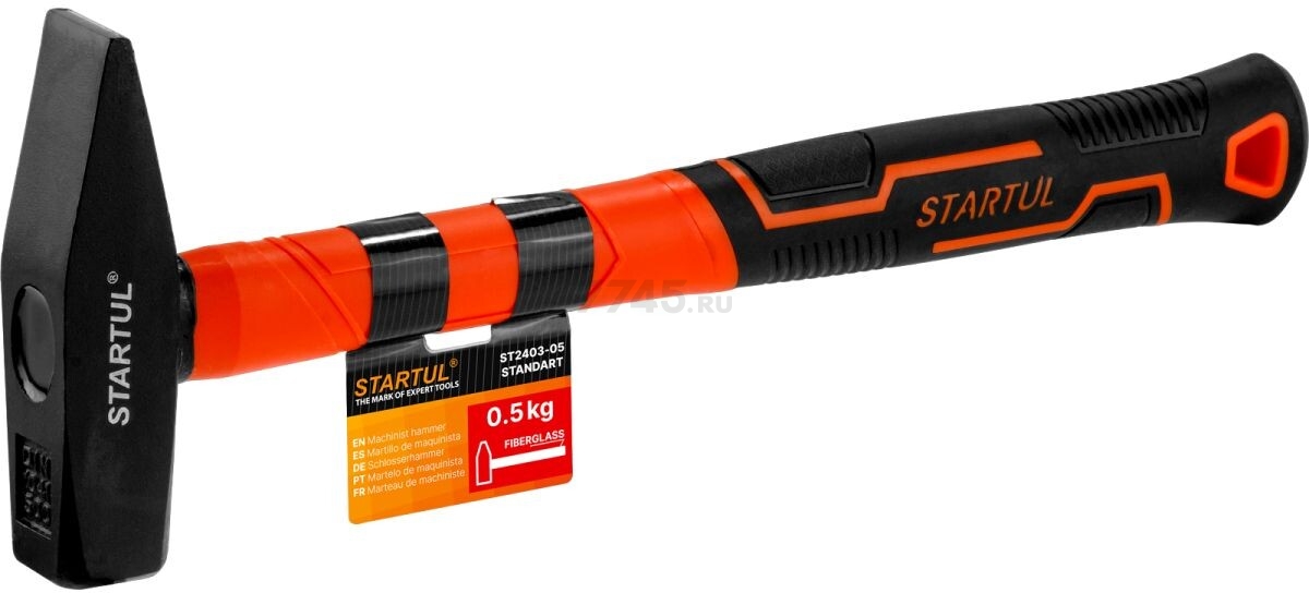 Молоток слесарный 0,5 кг STARTUL Standart (ST2403-05) - Фото 4
