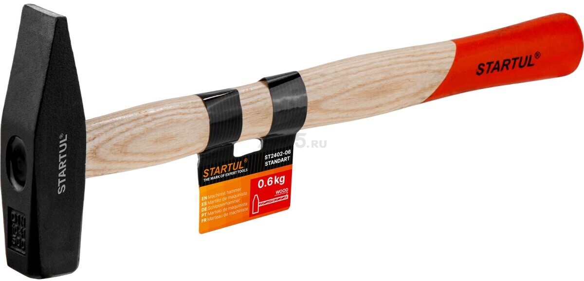 Молоток слесарный 0,6 кг STARTUL Standart (ST2402-06) - Фото 4