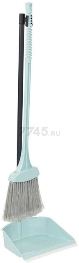 Набор для уборки IDEA Ленивка с веником морская волна (М5178)