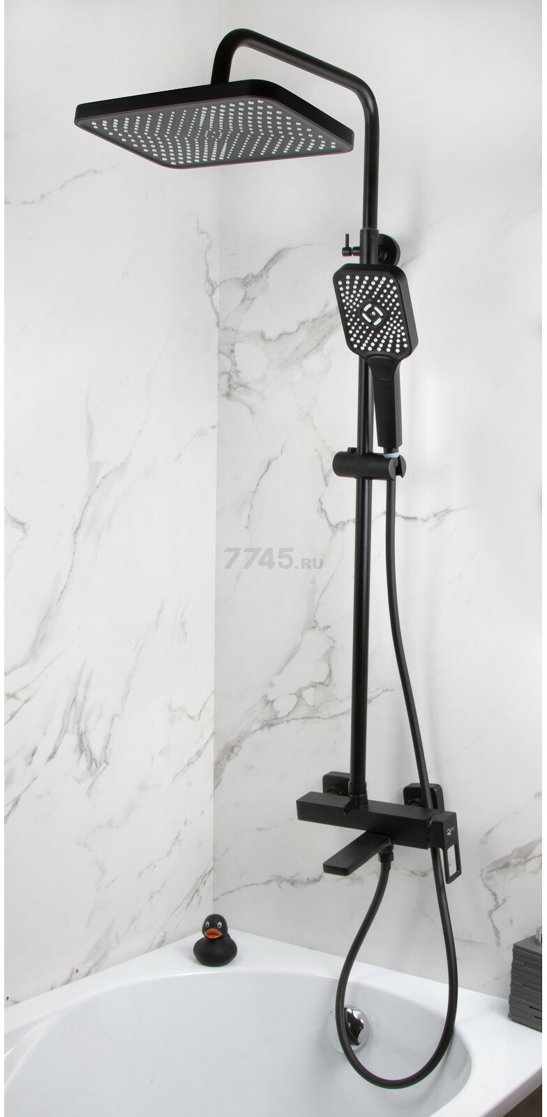 Душевая стойка ECONOCE серия 810 черный (EC0812BL) - Фото 3