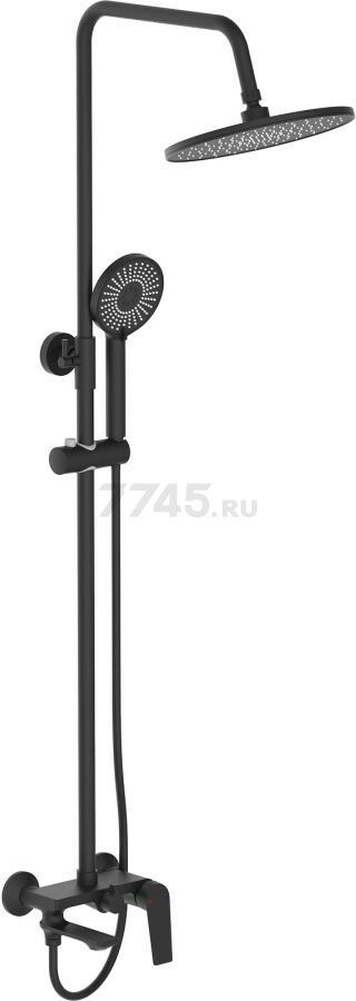Душевая стойка ECONOCE серия 800 черный (EC0802BL)