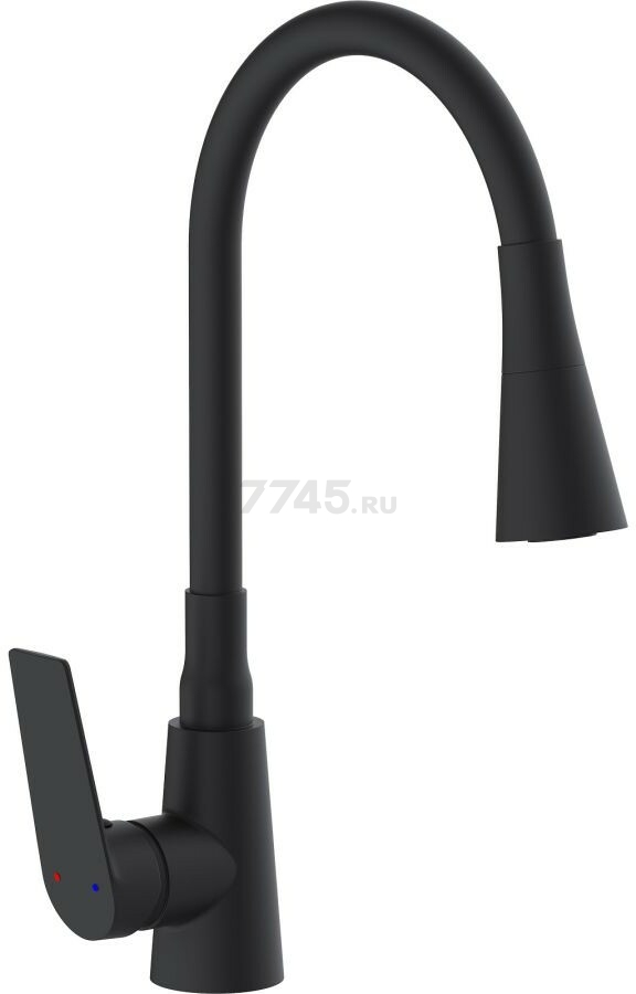 Смеситель для кухни ECONOCE серия 800 черный (EC0804BL)