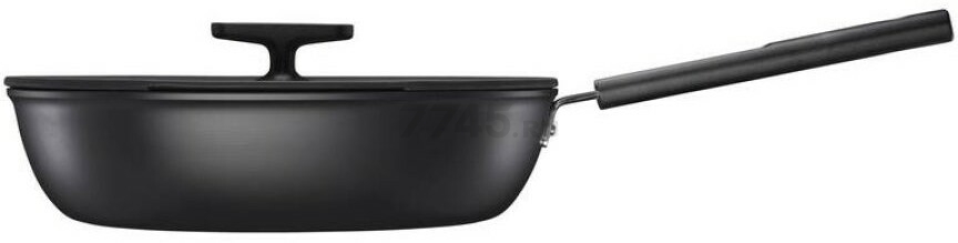 Сотейник алюминиевый 28 см FISKARS Hard Face (1075530) - Фото 2