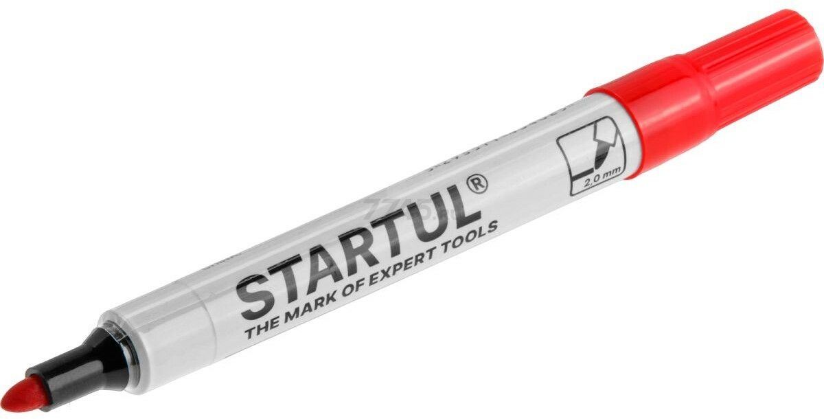 Маркер перманентный фетровый STARTUL Profi красный (ST4340-03)