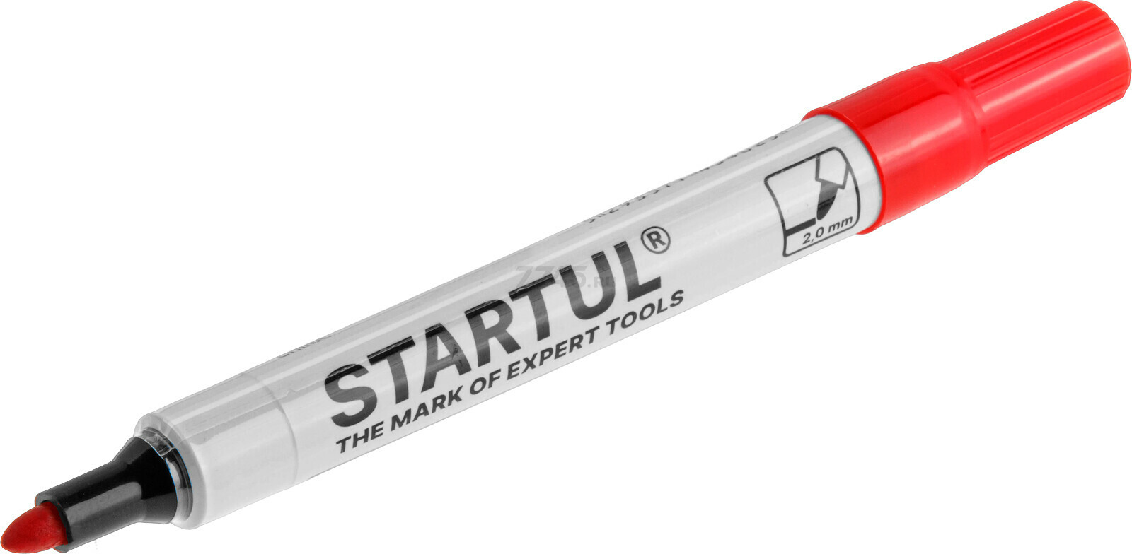 Маркер перманентный фетровый STARTUL Profi красный (ST4340-03)