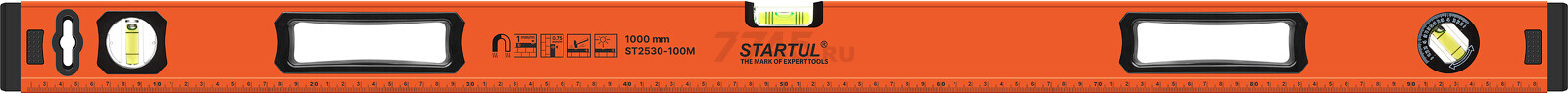 Уровень магнитный 1000 мм STARTUL Standart (ST2530-100M) - Фото 2