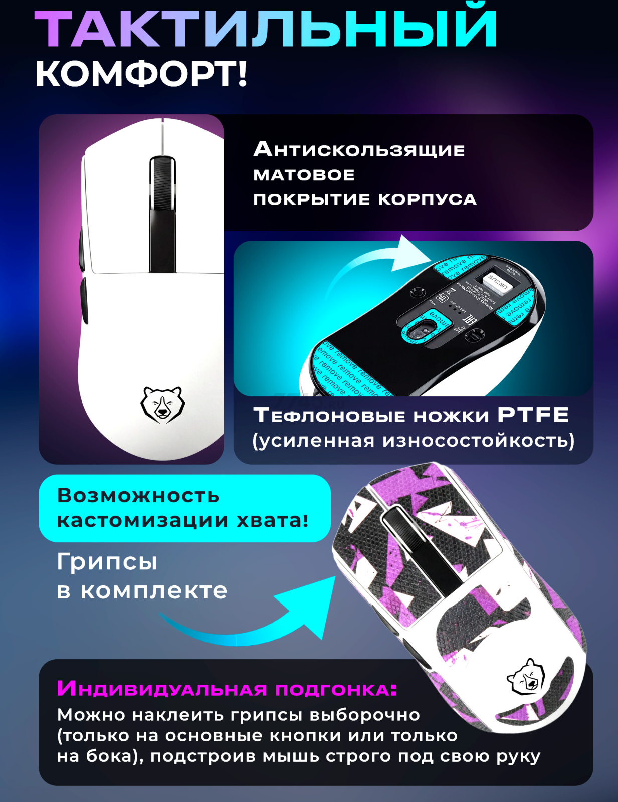 Мышь игровая URZUS Viper UR-5495123 - Фото 5