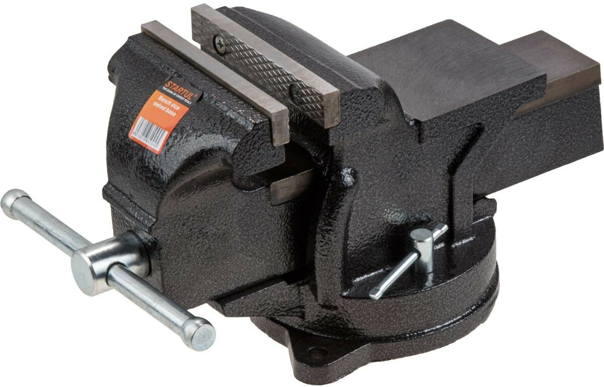 Тиски слесарные 100 мм поворотные STARTUL Profi (ST9600-100) - Фото 4