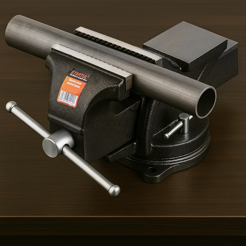 Тиски слесарные 125 мм поворотные STARTUL Profi (ST9600-125) - Фото 5