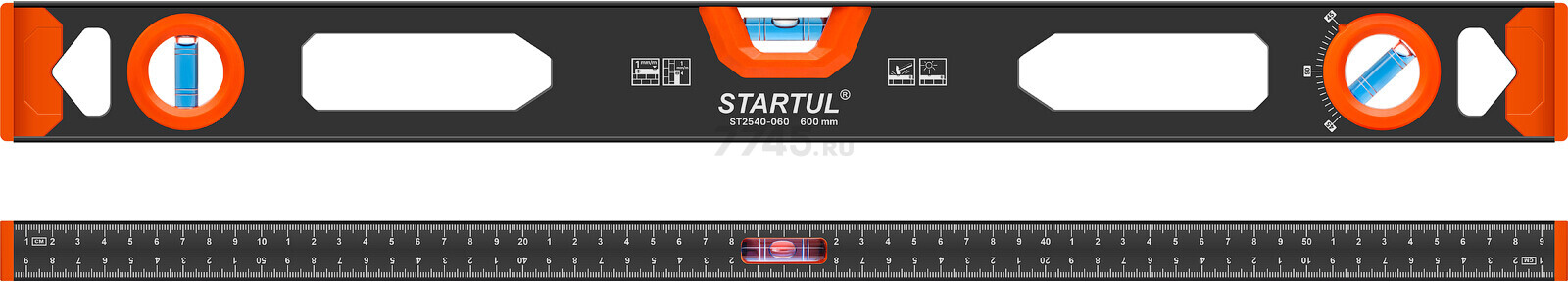 Уровень 600 мм STARTUL Master (ST2540-060)