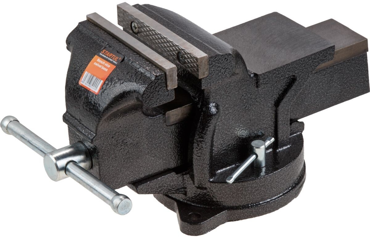 Тиски слесарные 150 мм поворотные STARTUL Profi (ST9600-150) - Фото 4