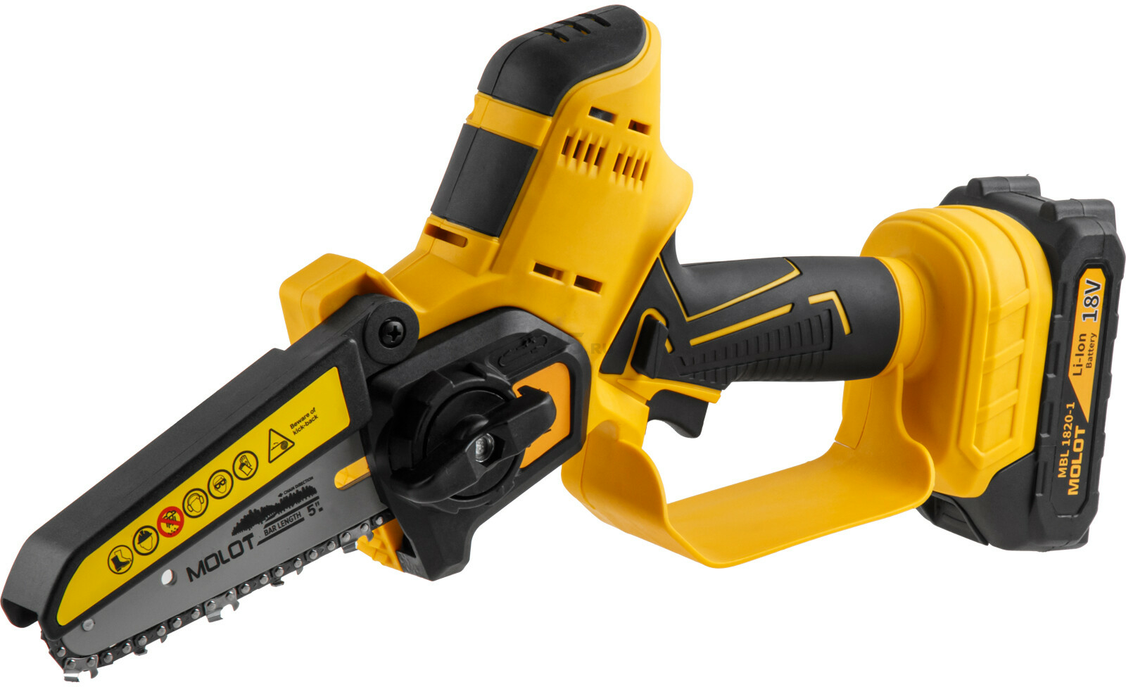 Пила цепная аккумуляторная MOLOT MMS 1805 XLT Lite SET (1334936) - Фото 3