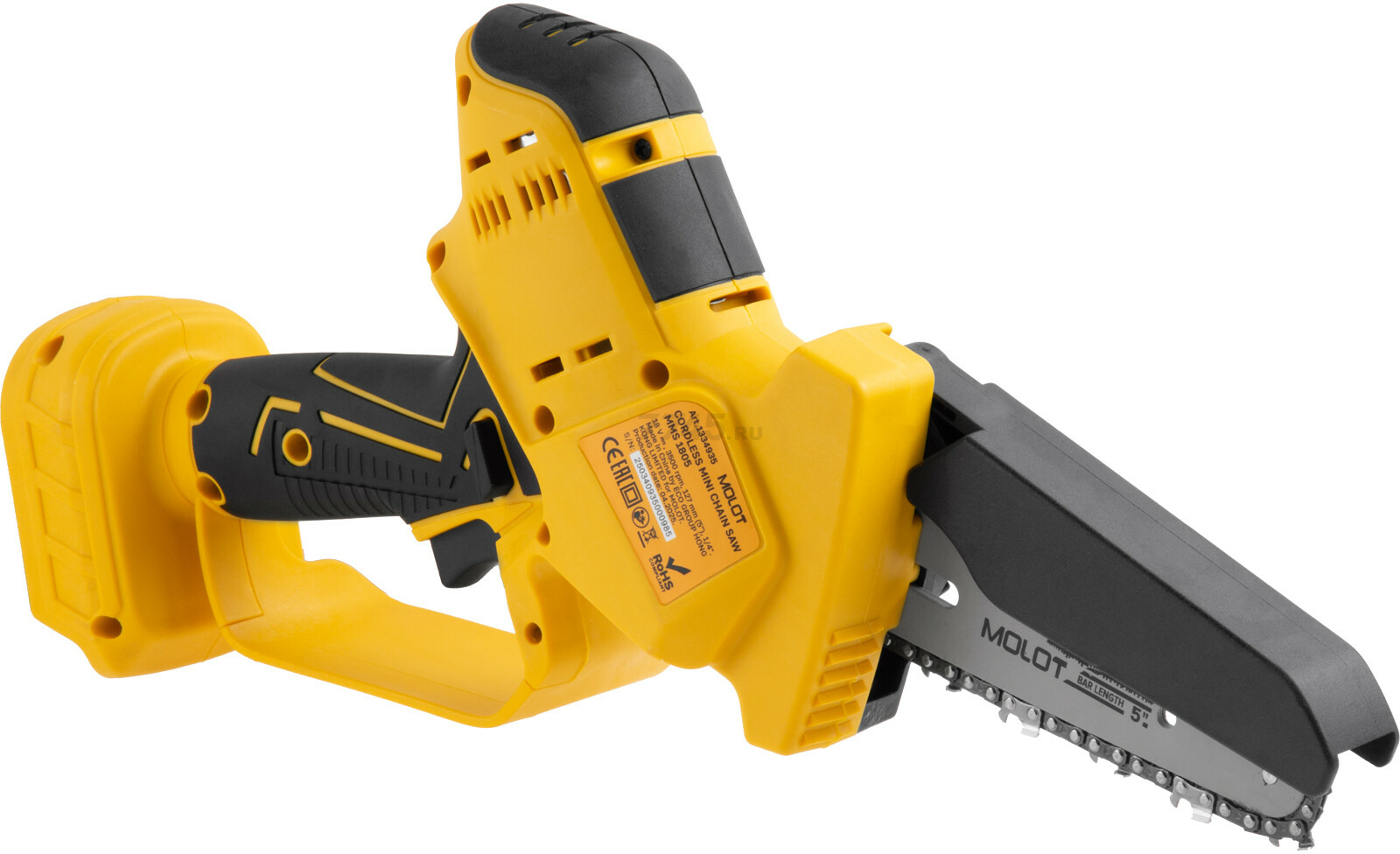 Пила цепная аккумуляторная MOLOT MMS 1805 XLT Lite SOLO (1334935) - Фото 4