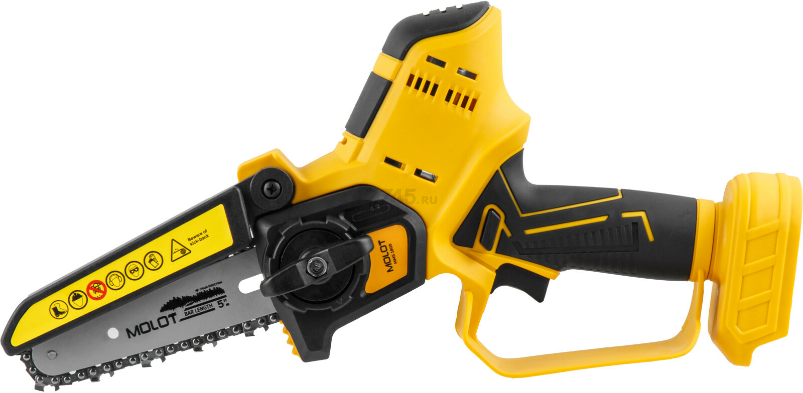 Пила цепная аккумуляторная MOLOT MMS 1805 XLT Lite SOLO (1334935) - Фото 7