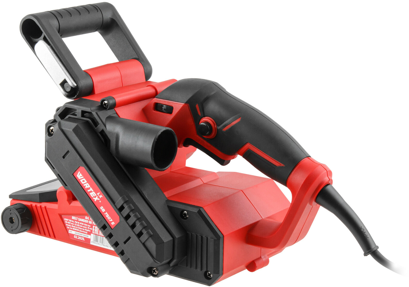 Ленточная шлифмашина WORTEX LX SB 7507 E в кор. (1335887) - Фото 4