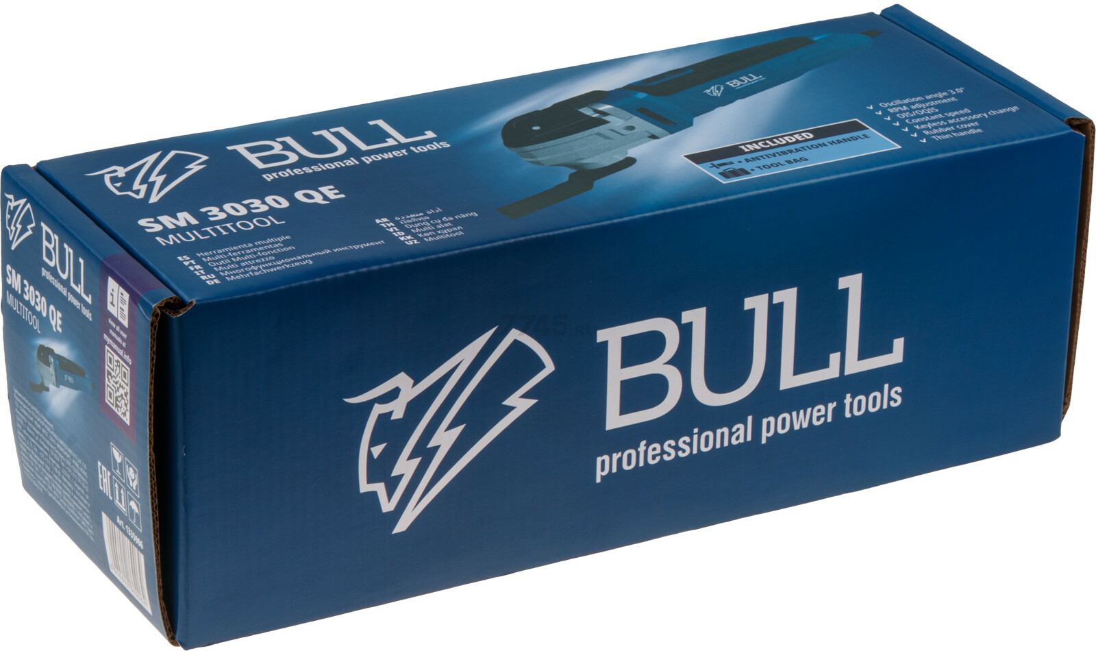 Многофункциональный инструмент (реноватор) BULL SM 3030 QE (1335906) - Фото 9