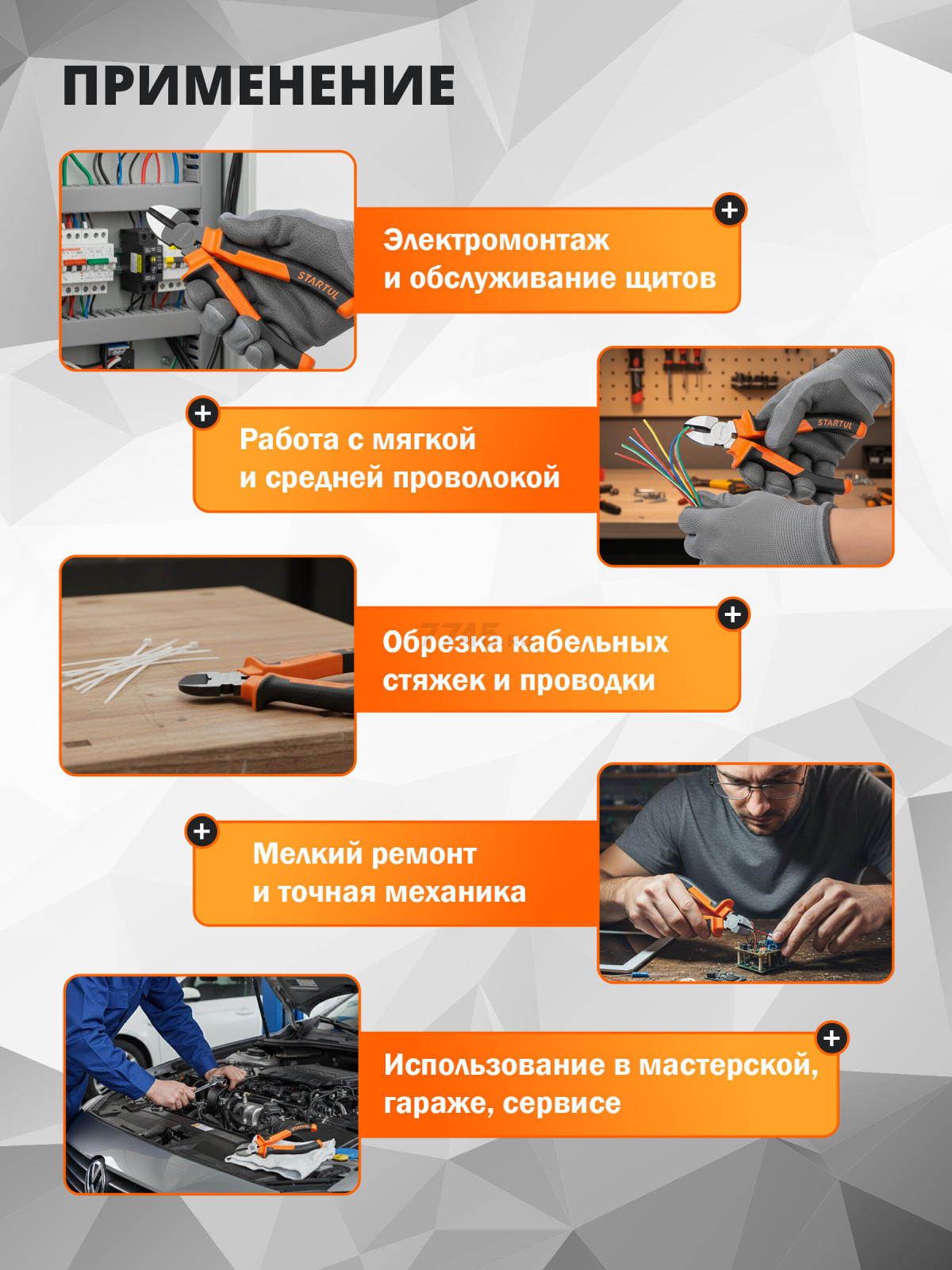 Бокорезы 200 мм STARTUL Standart (ST3071-20) - Фото 3