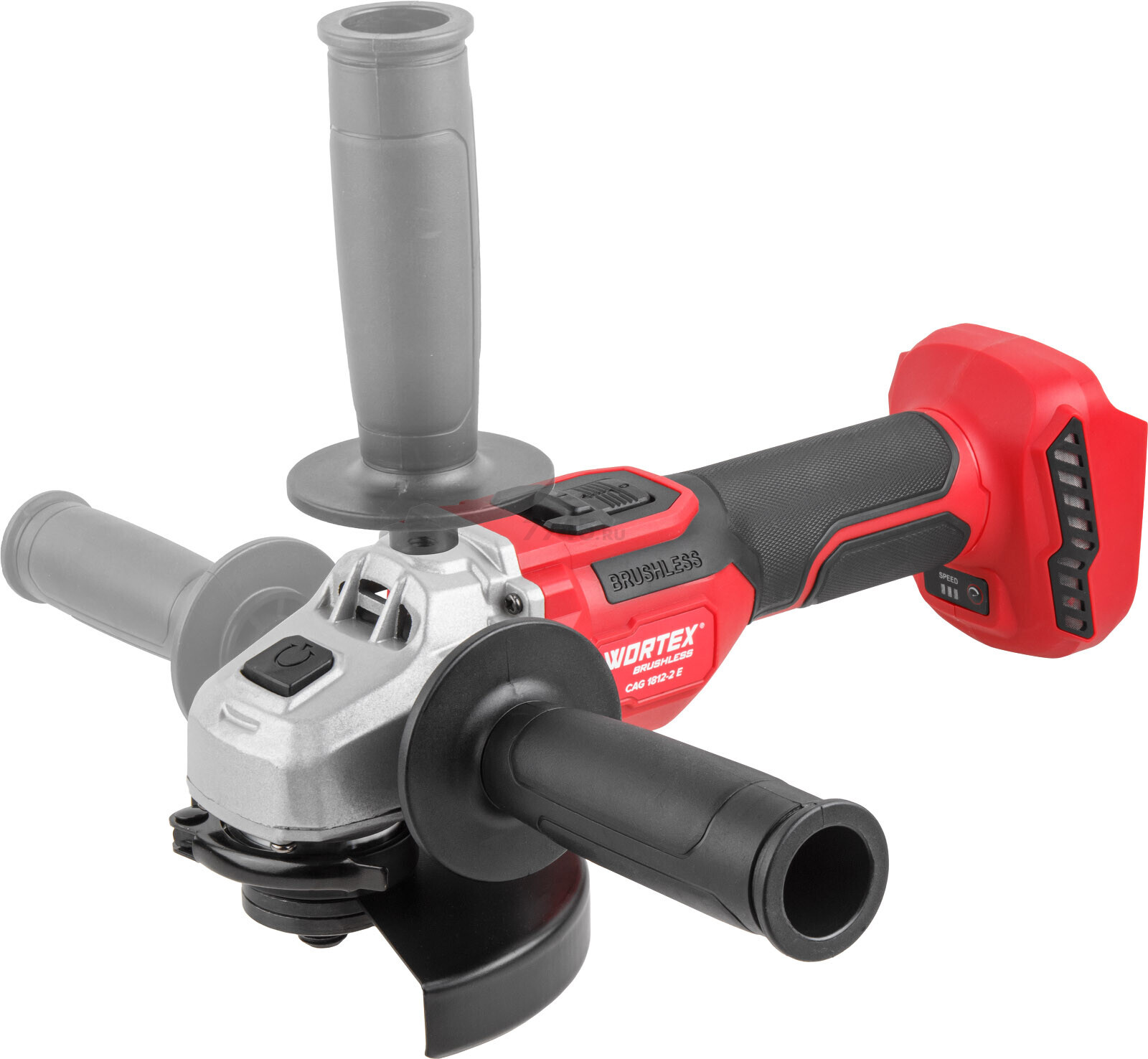 Шлифмашина угловая аккумуляторная WORTEX CAG 1812-2 E XLT SOLO (1334916) - Фото 5