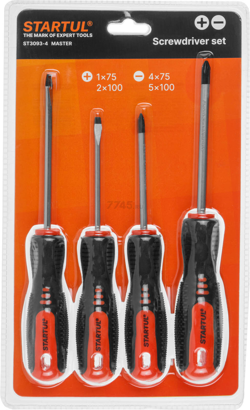 Набор отверток STARTUL Master 4 предмета (ST3093-4) - Фото 7