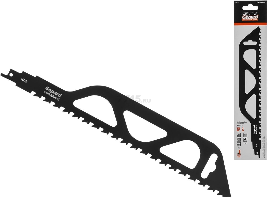 Полотно для сабельной пилы GEPARD по кирпичу S 305 мм (GP0644-02)