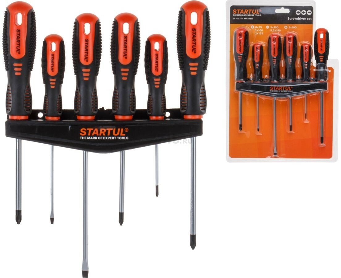 Набор отверток STARTUL Master 6 предметов (ST3093-6)