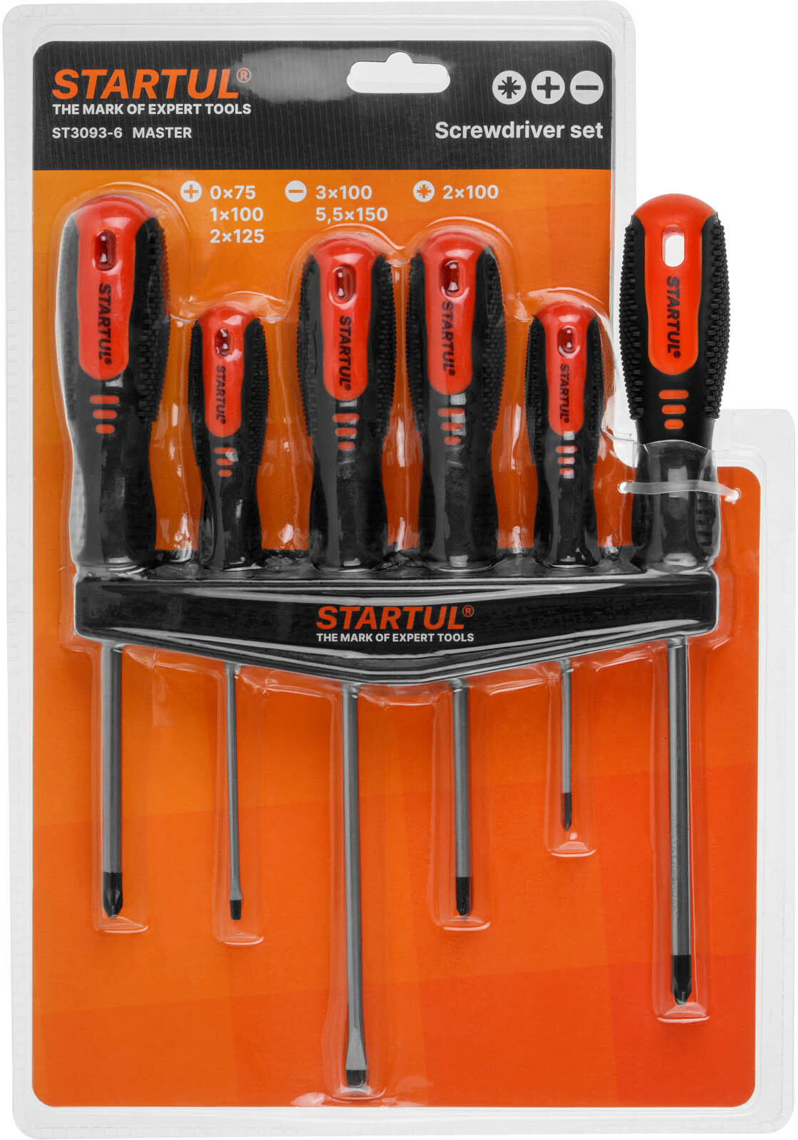Набор отверток STARTUL Master 6 предметов (ST3093-6) - Фото 11
