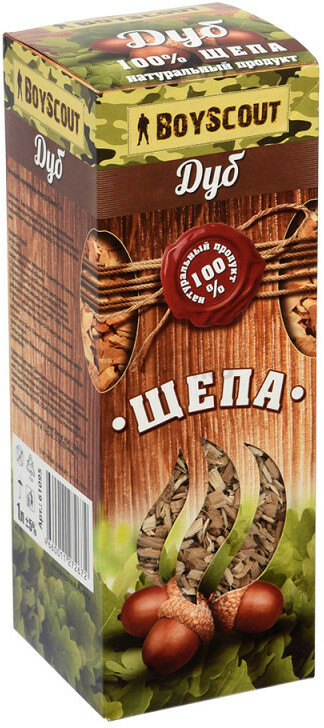 Щепа для копчения HOT POT дуб 1 (61665)