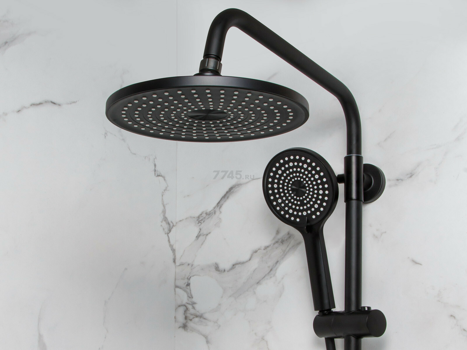 Душевая стойка ECONOCE D35 серия 710 черный (EC0714BL) - Фото 4