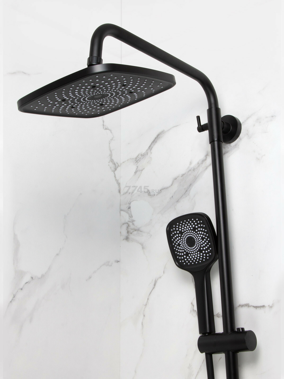 Душевая стойка ECONOCE D35 серия 730 черный (EC0734BL) - Фото 3