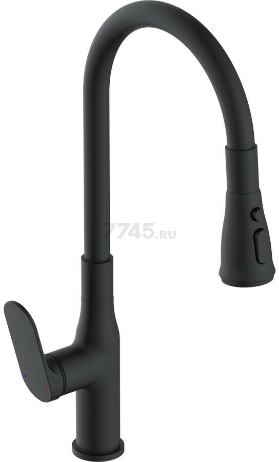 Смеситель для кухни ECONOCE D35 серия 710 черный (EC0713BL)