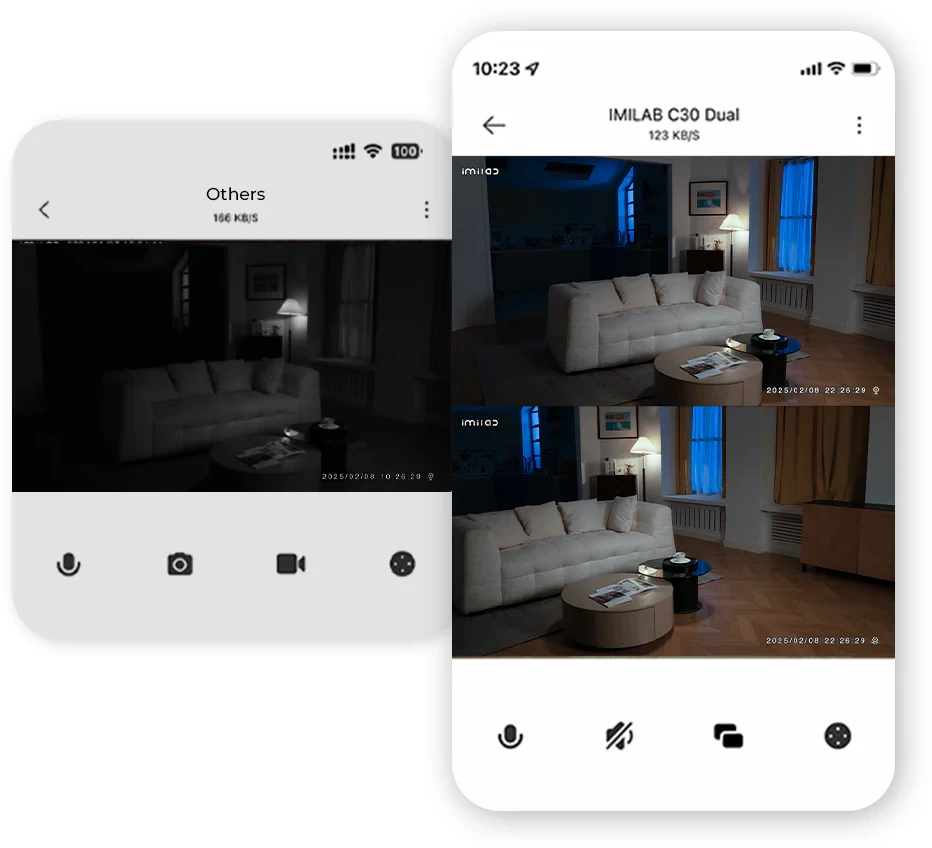 IP-камера видеонаблюдения IMILAB C30 dual 3k+3k (CMSXJ111A) - Фото 5