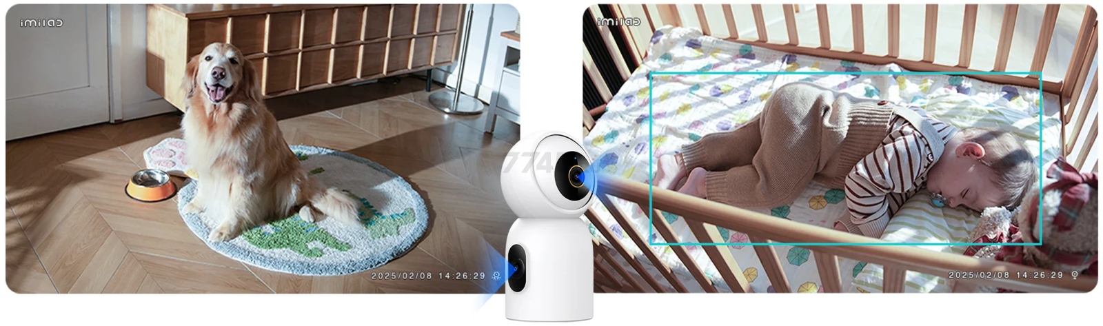 IP-камера видеонаблюдения IMILAB C30 dual 3k+3k (CMSXJ111A) - Фото 7