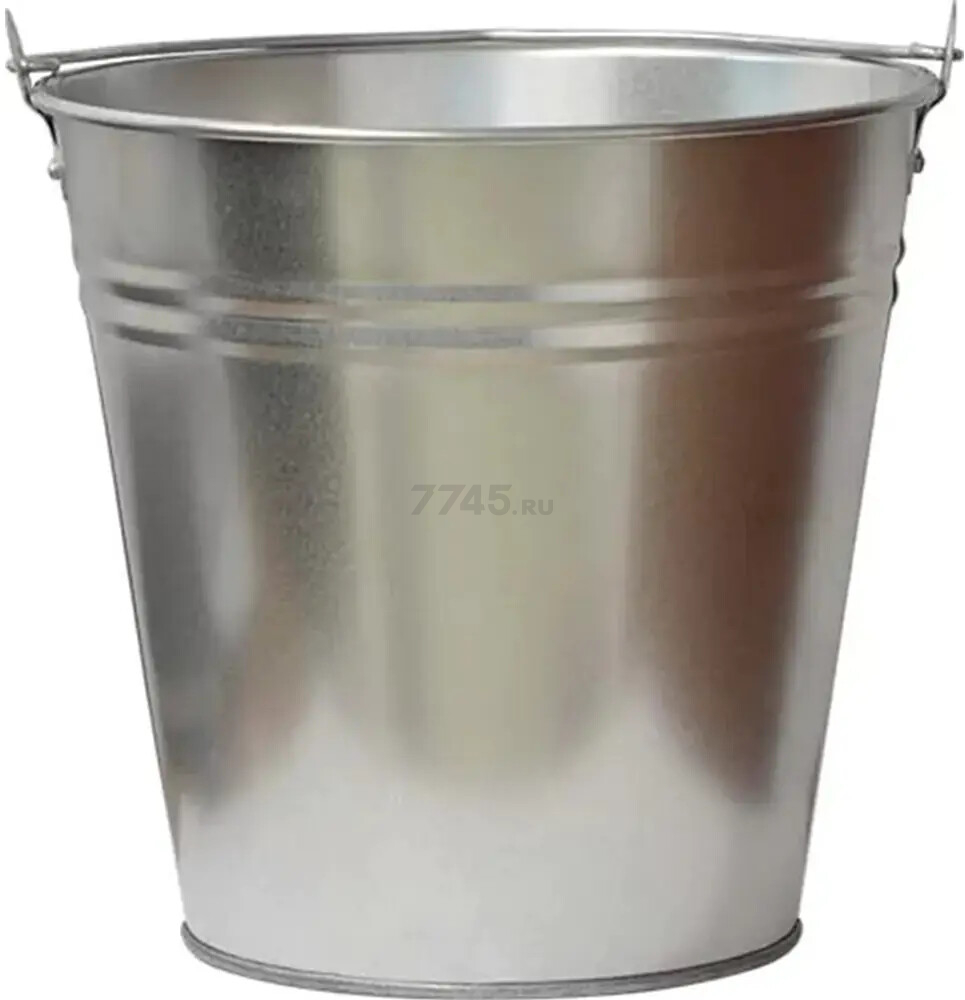 Ведро оцинкованное ТРАНСТЭКС 5 л (4812749000014)