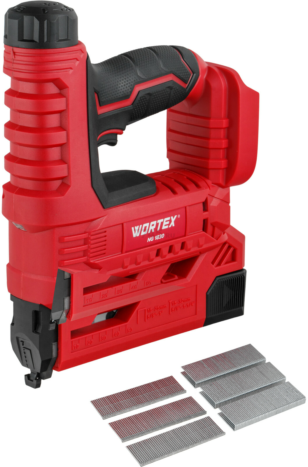 Пистолет гвоздезабивной аккумуляторный WORTEX NG 1830 ALL1 XLT SET (1335924) - Фото 2