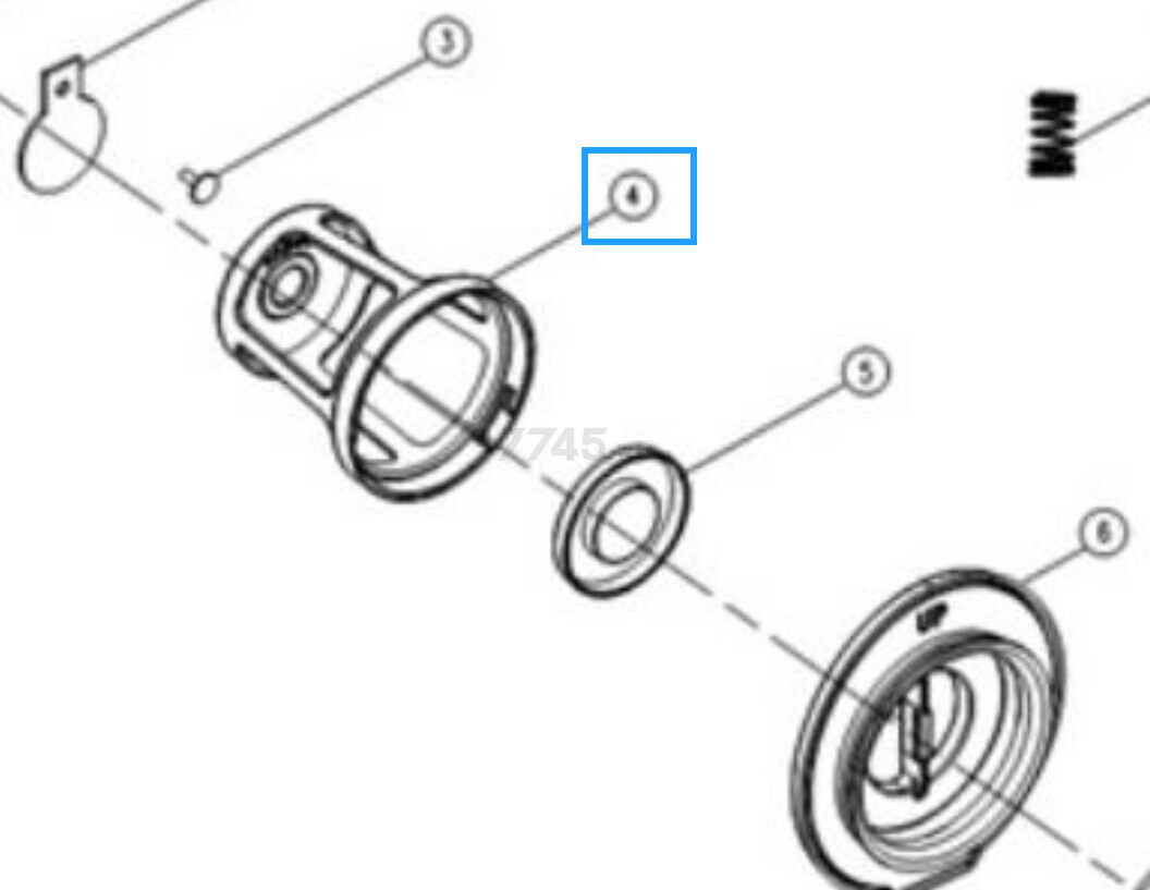 Фильтр HEPA для пылесоса Wortex CVC 1860 (1325972) - Фото 2