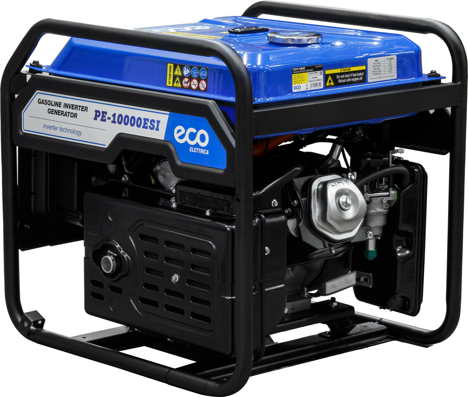 Генератор инверторный бензиновый ECO PE-10000ESI с блоком автоматики ECO (EC1710-3A1) - Фото 3