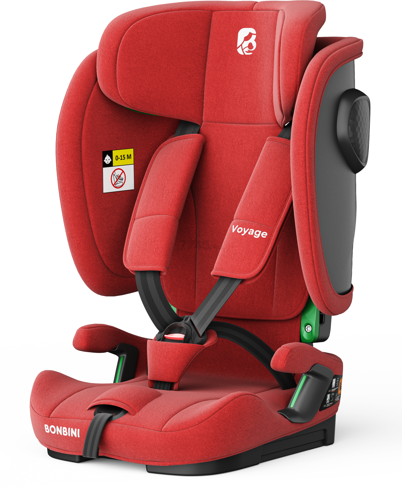 Автокресло BONBINI Voyage Coral Red melange (BO-3231119) - Фото 14