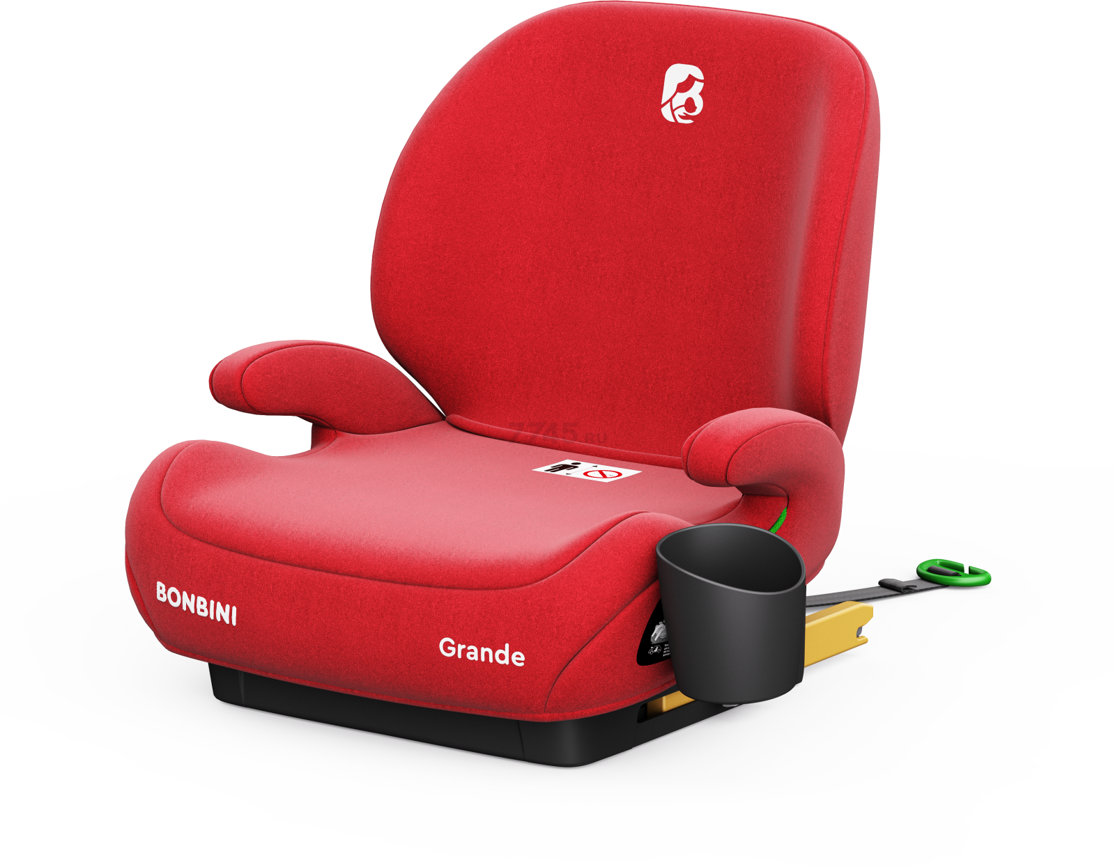 Автокресло-бустер BONBINI Grande Coral Red melange (BO-3231118) - Фото 13