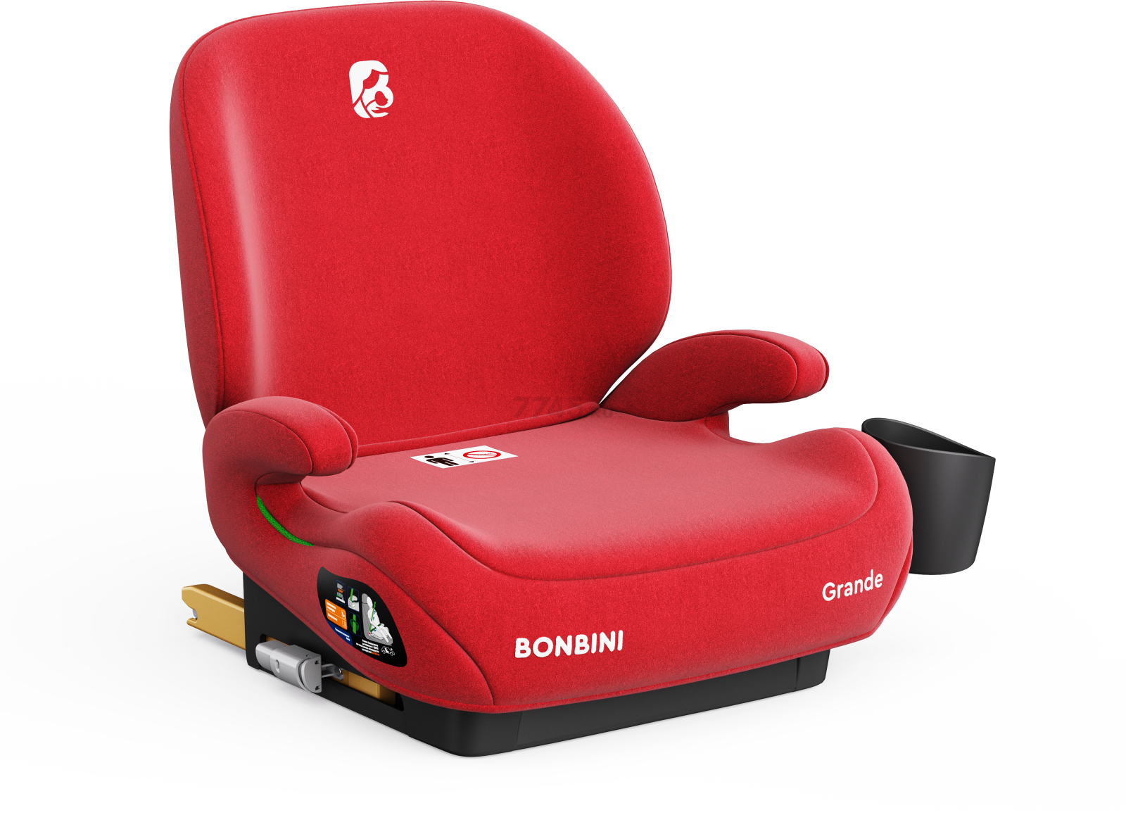 Автокресло-бустер BONBINI Grande Coral Red melange (BO-3231118) - Фото 14