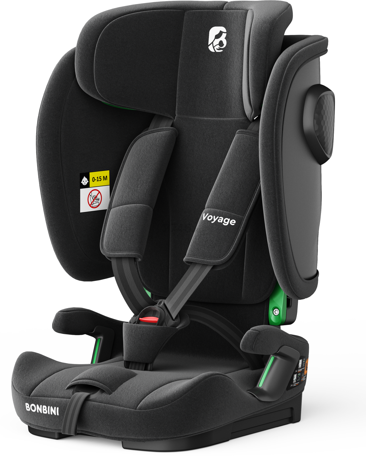 Автокресло BONBINI Voyage Black melange (BO-3231121) - Фото 14