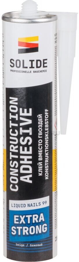 Клей монтажный каучуковый SOLIDE Жидкие гвозди 99 280 мл (SL-16085-1)