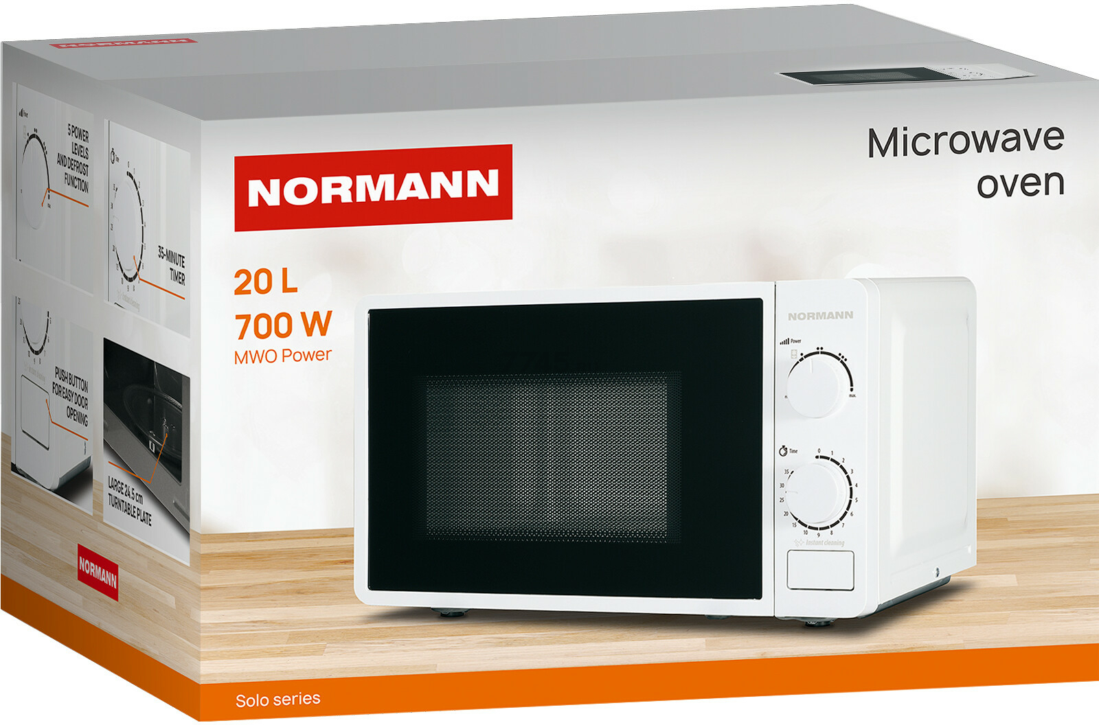 Печь микроволновая NORMANN AMW-920 (N16010-2) - Фото 9