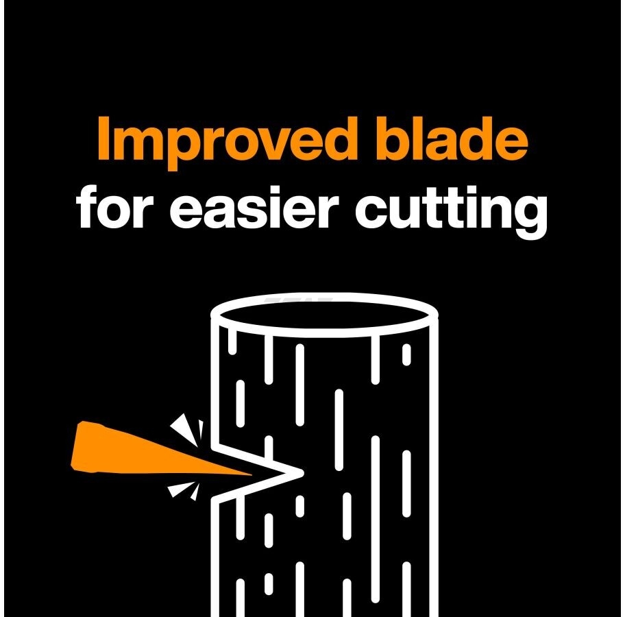 Топор универсальный 1,6 кг FISKARS X24 M (1069104) - Фото 6