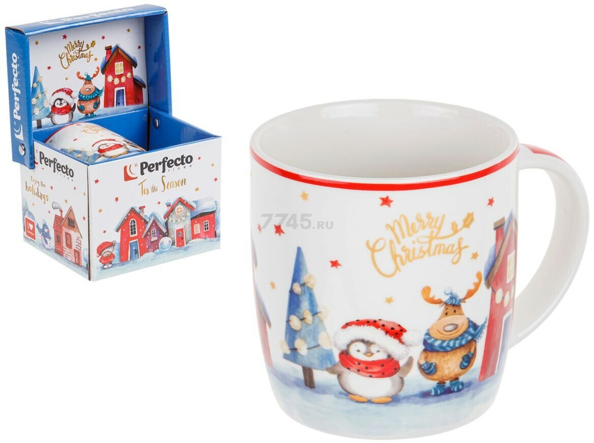 Кружка керамическая PERFECTO LINEA Golden Wishes-4 360 мл (30-062634)