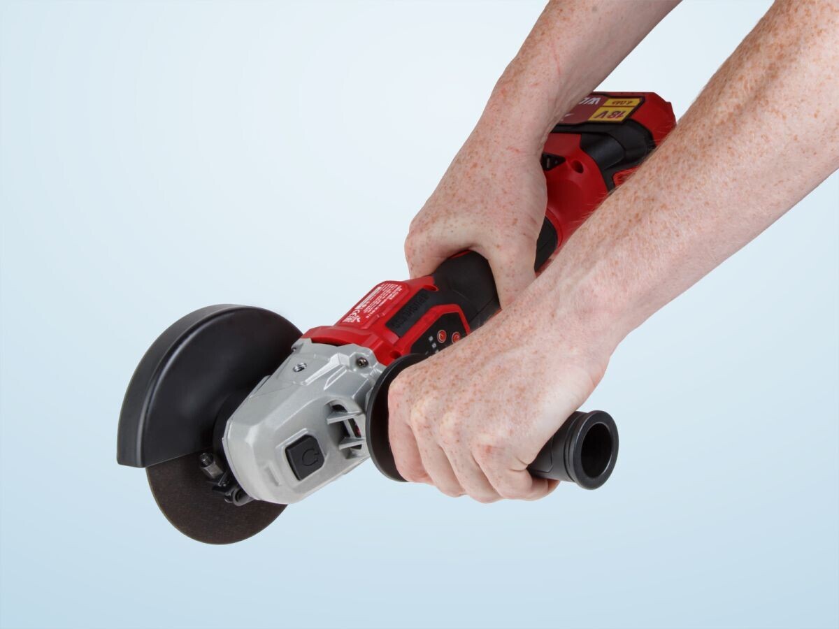 Шлифмашина угловая аккумуляторная WORTEX CAG 1812-2 SE XLT SOLO (1334918) - Фото 9