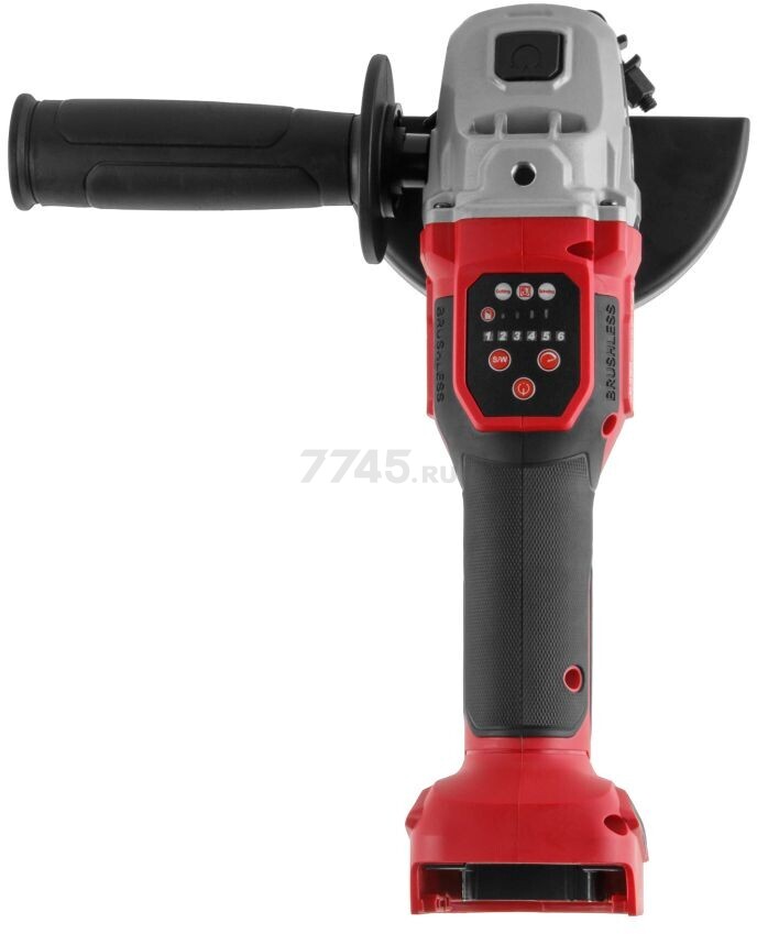 Шлифмашина угловая аккумуляторная WORTEX CAG 1812-2 SE XLT SOLO (1334918) - Фото 3