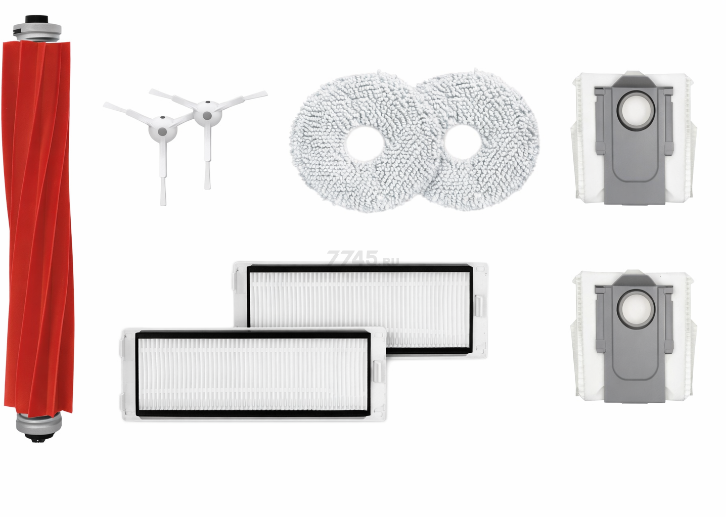 Набор расходных материалов для робота-пылесоса Roborock Q Revo / P10 / V20 BRUNER (MPVC-3625)