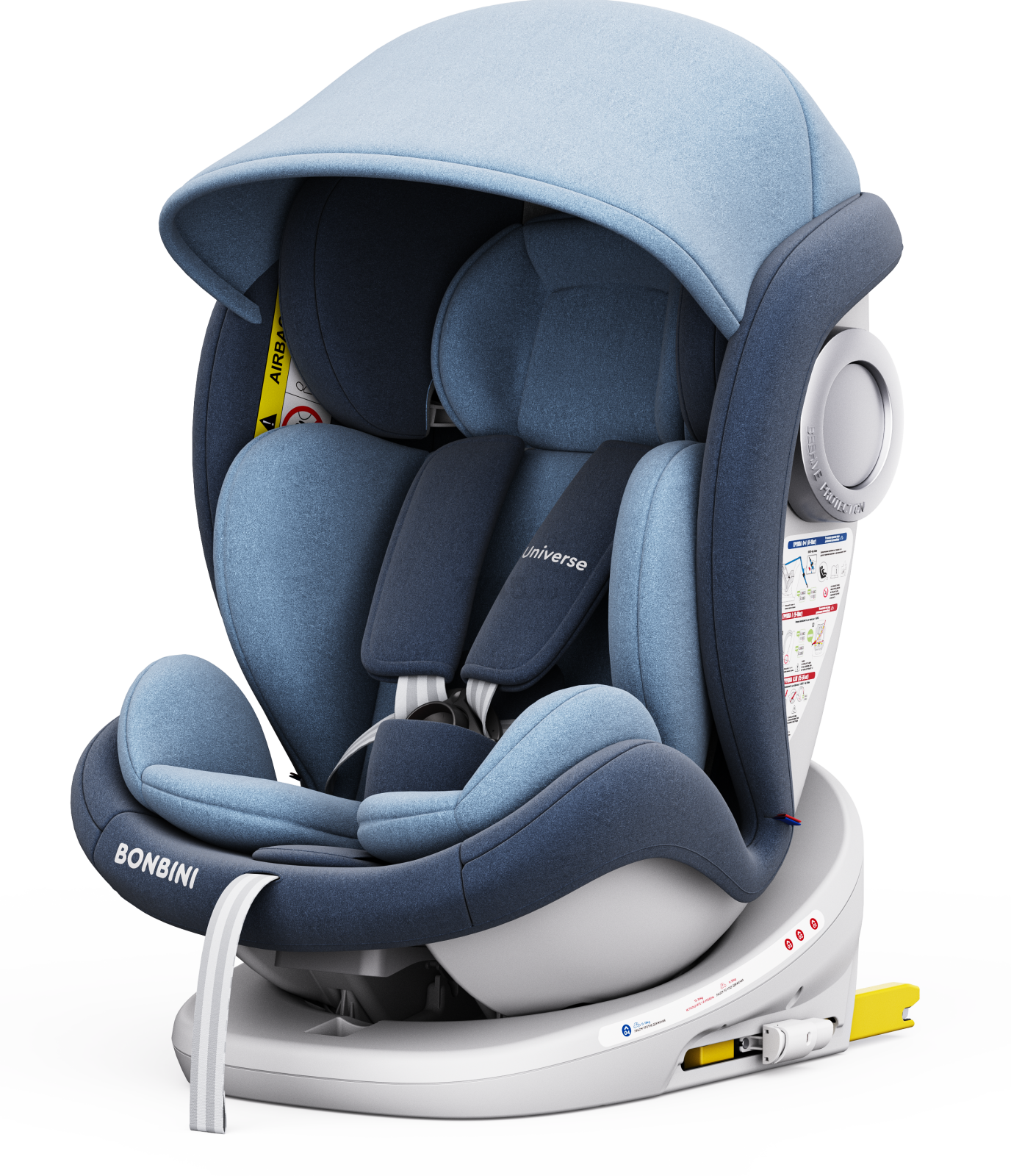Автокресло BONBINI Universe Blue melange (BO-3231123) - Фото 17